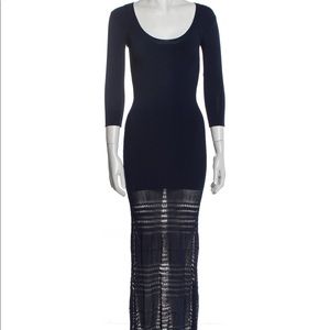 Amazing Zac Posen Body Con Maxi Dress